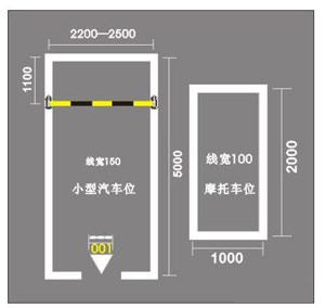 蘇州物業(yè)地下車庫劃線方案，地下車庫停車位劃線怎么施工？